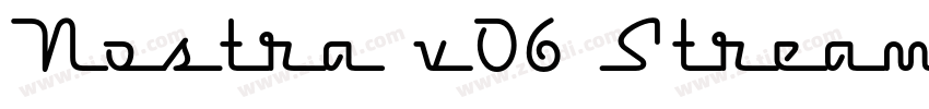 Nostra v06 Stream字体转换